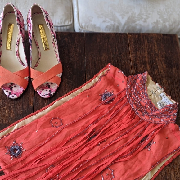 *RARE* Charlotte Ronson Spring 2012 Fringes Top - Picture 6 of 14